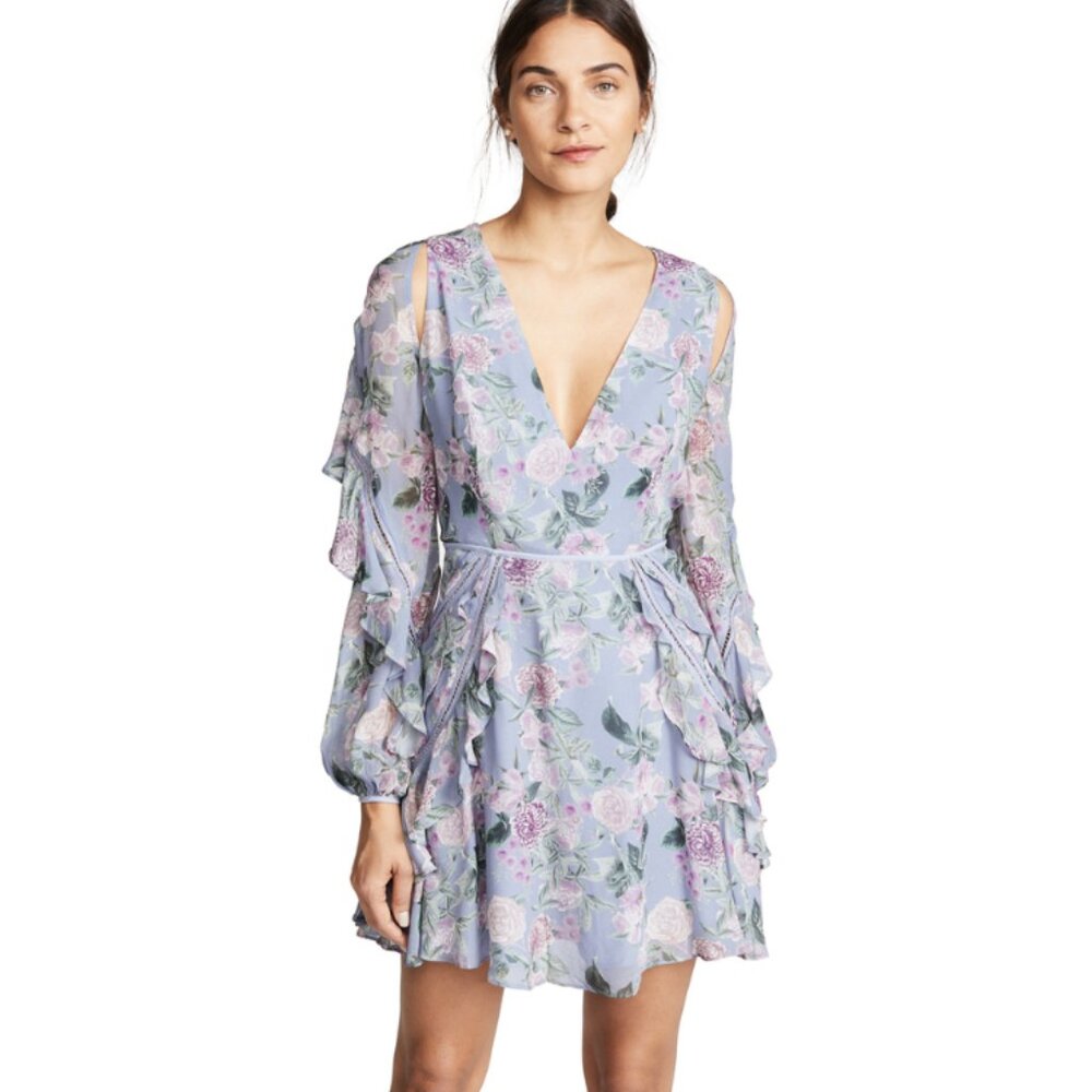 La Maison Talulah NWT Women's Lavender HERE & NOW Mini Dress, Size Small